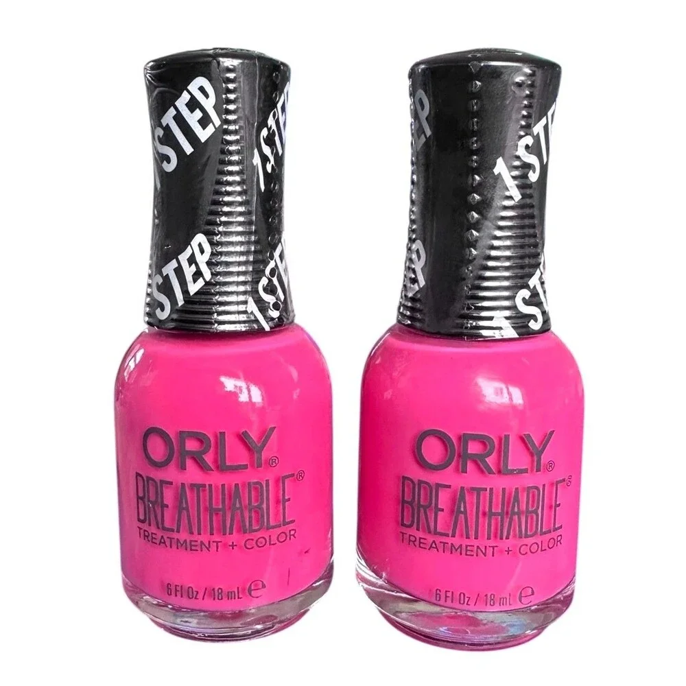 2Pack ORLY Breathable Nail Polish 1 Step Treatment + Color 20991 BERRY INTUITIVE - Picture 1 of 6